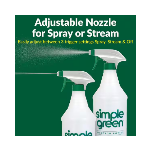 DILUTION BOTTLE EMPTY 32oz, Side2