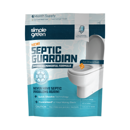 SEPTIC GUARDIAN 6 Unidades, SIMPLE GREEN GUARDIAN DEL SEPTICO