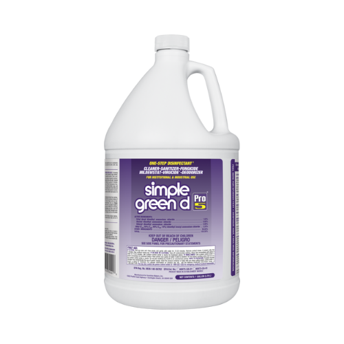 D PRO 5 - 1 Gal. JUG, SIMPLE GREEN D PRO 5 ONE STEP DISINFECTANT 
