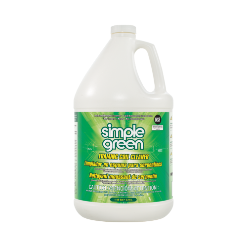 FOAMING COIL 1 Gal. GARAFON, SIMPLE GREEN LIMPIADOR ESPUMANTE PARA SERPENTINES
