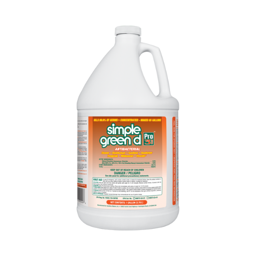 D PRO 3 PLUS - 1 Gal. JUG, SIMPLE GREEN d PRO 3 PLUS DISINFECTANT CLEANER